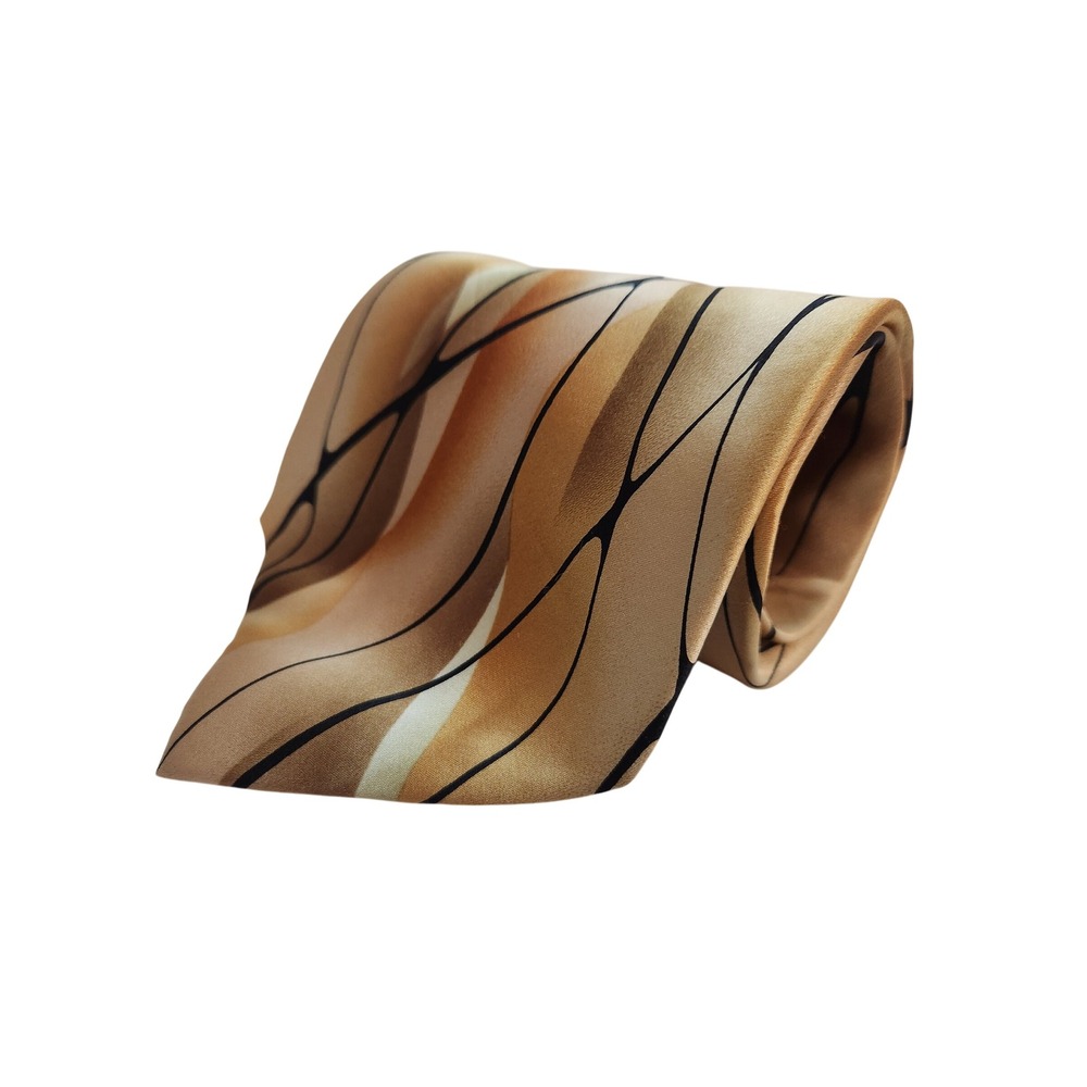 J Garcia Snake Garden Limited‎ Edition Collection 42 Silk Tie Mens Necktie Brown